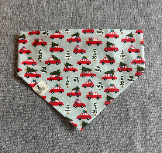 Red Truck Christmas Bandana