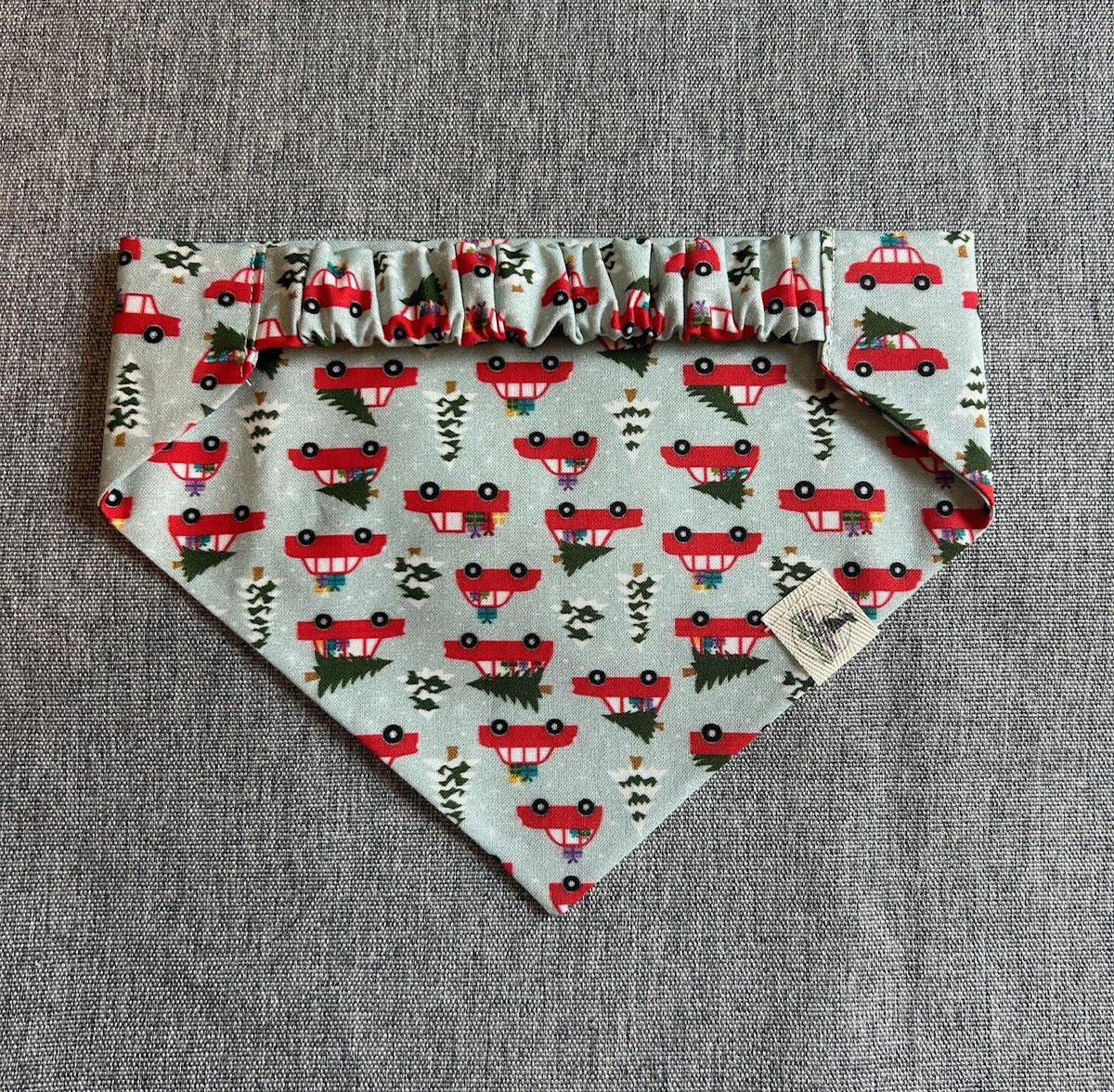 Red Truck Christmas Bandana