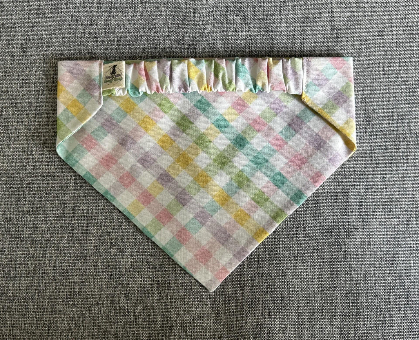 Easter Plaid Scrunchie Bandana