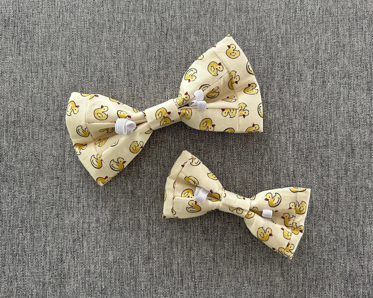 Rubber Duck Dog Bowtie