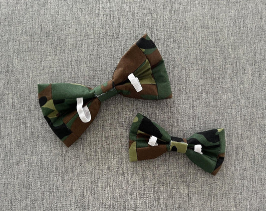 Camouflage Dog Bowtie, Camo Pet Accessories