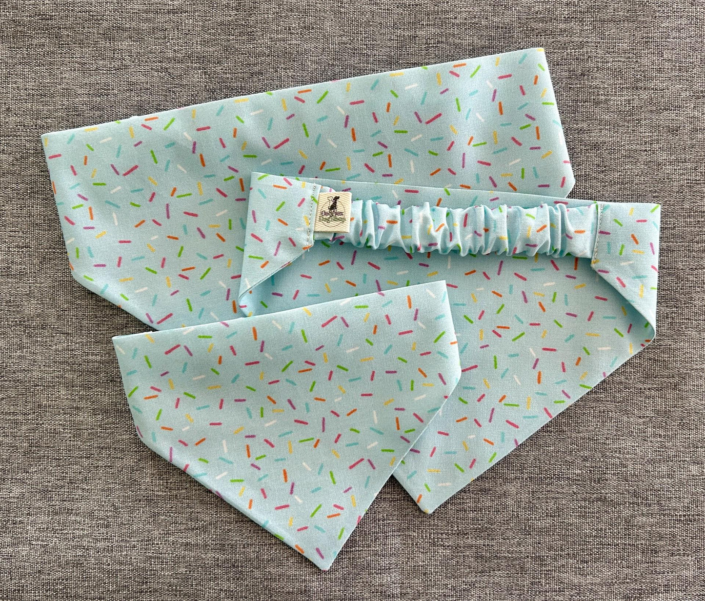 Rainbow Sprinkles Dog Bandana, Celebration Pet Accessories