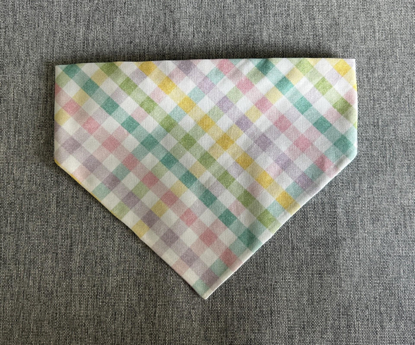 Easter Plaid Scrunchie Bandana