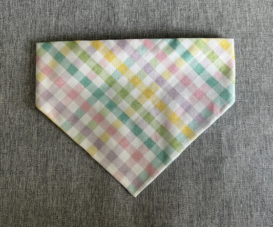 Easter Plaid Scrunchie Bandana