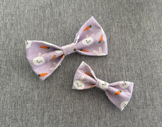 Easter Bunny Dog Bow Tie, Spring Pet Accessories