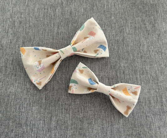 Birthday/Gotcha Day Dog Bow Tie, Pup Cake Pet Accessories