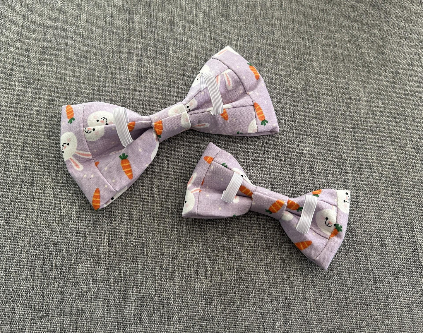 Easter Bunny Dog Bow Tie, Spring Pet Accessories