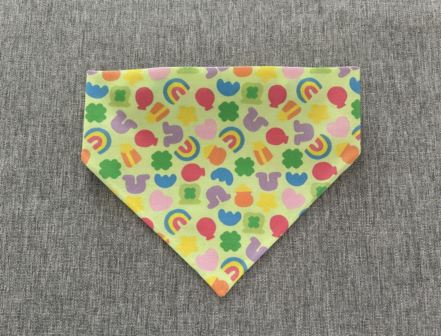 Lucky Charm Scrunchie Dog Bandana, St. Patrick's Day Pet Accessories