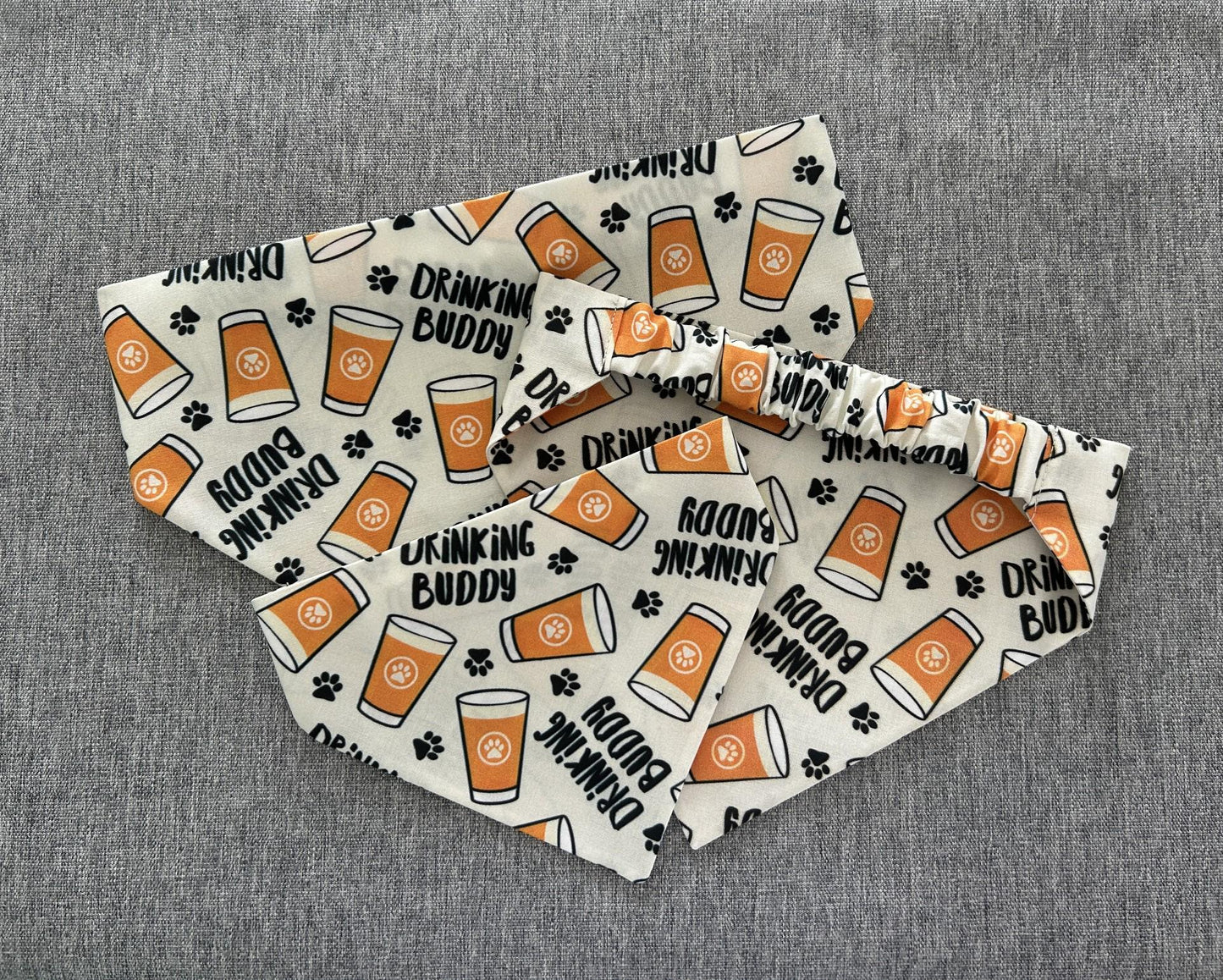 Drinking Buddy Scrunchie Dog Bandana, Brewery Pet Accessories