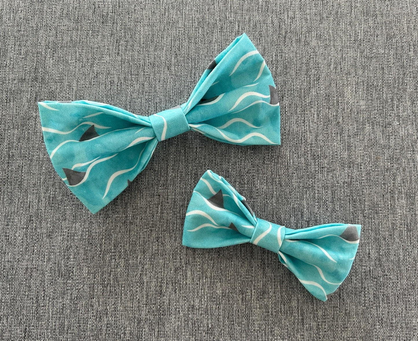 Shark Fin Dog Bowtie, Summer Bowtie, Beach Pet Accessories