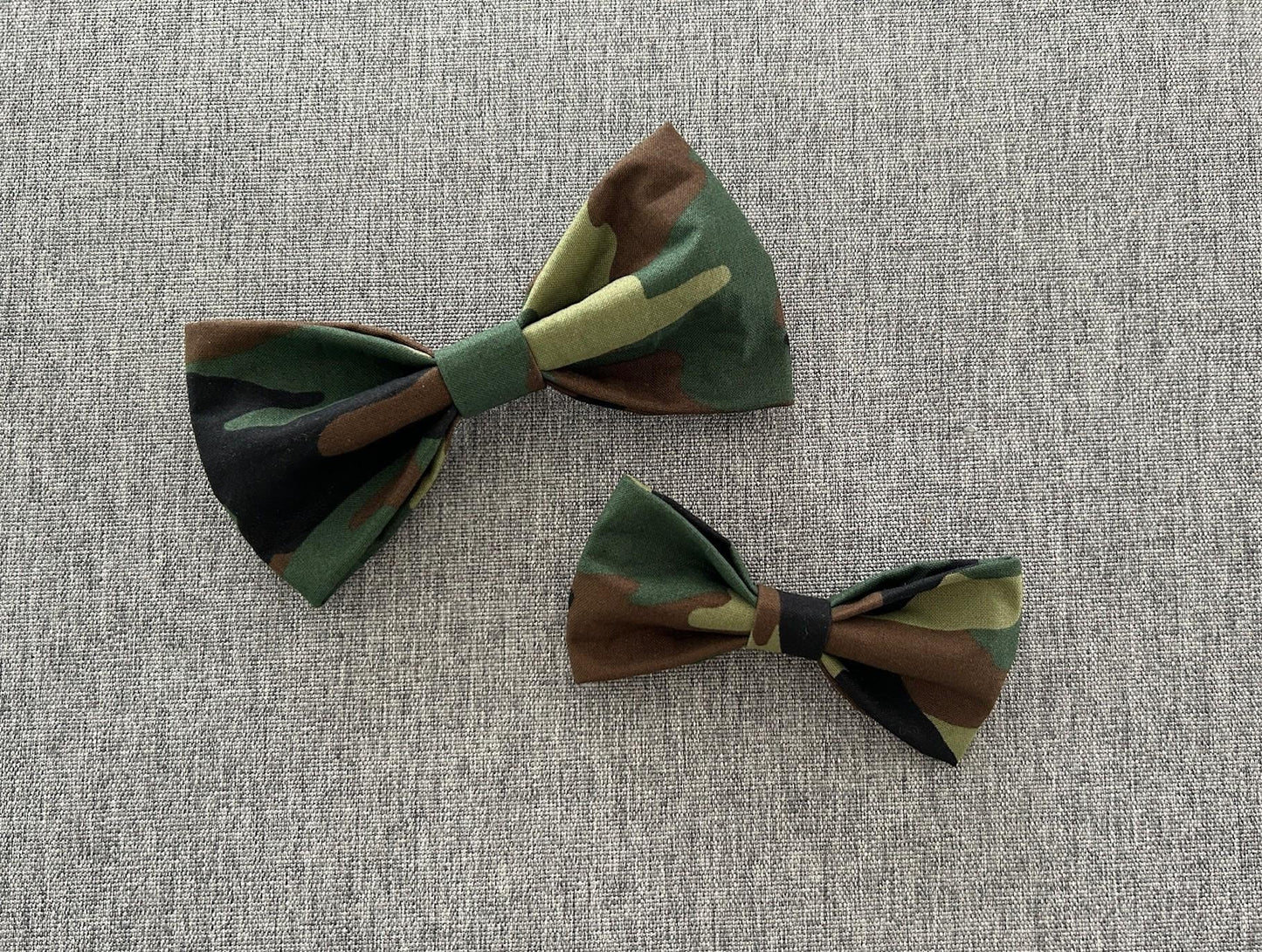 Camouflage Dog Bowtie, Camo Pet Accessories