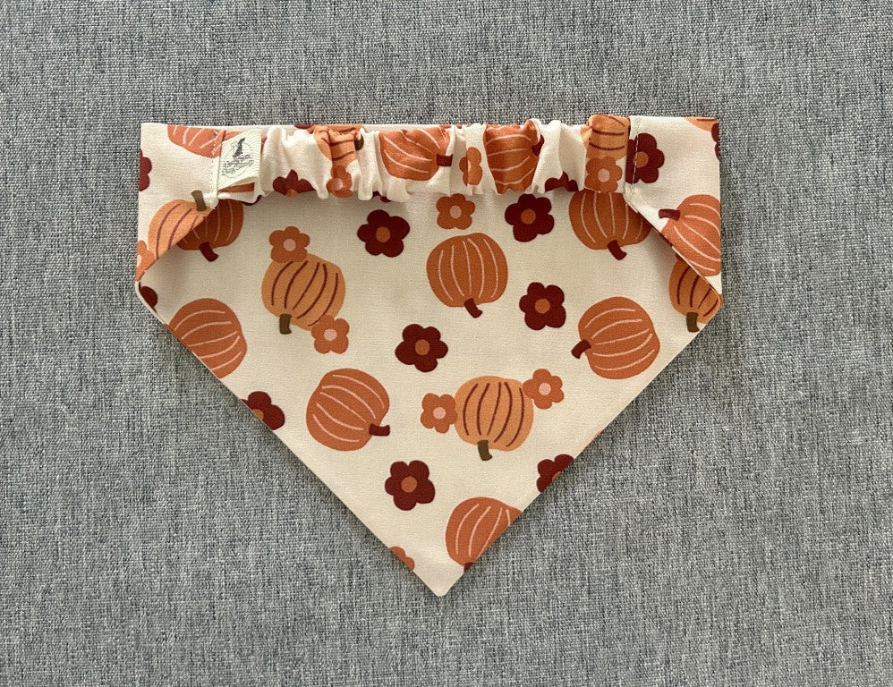 Flower Pumpkin Patch Bandana