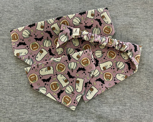 Purple Halloween Bandana