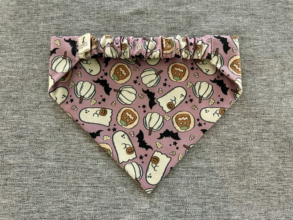Purple Halloween Bandana