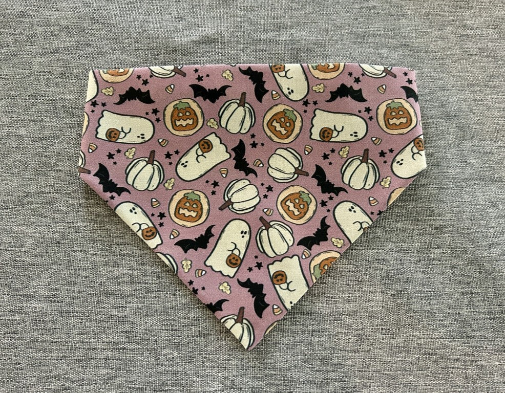Purple Halloween Bandana